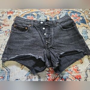 Levi's Dark Gray Jean Shorts